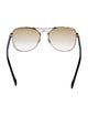 Jimmy Choo Aviator Gradient Sunglasses