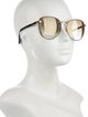 Jimmy Choo Aviator Gradient Sunglasses