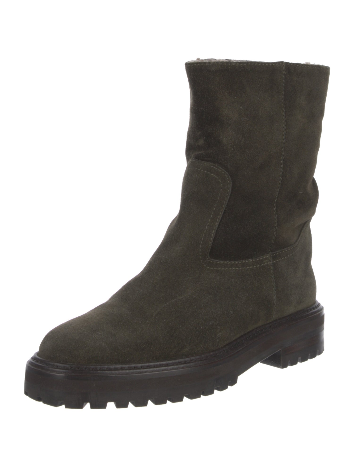 Jimmy Choo Suede Combat Boots