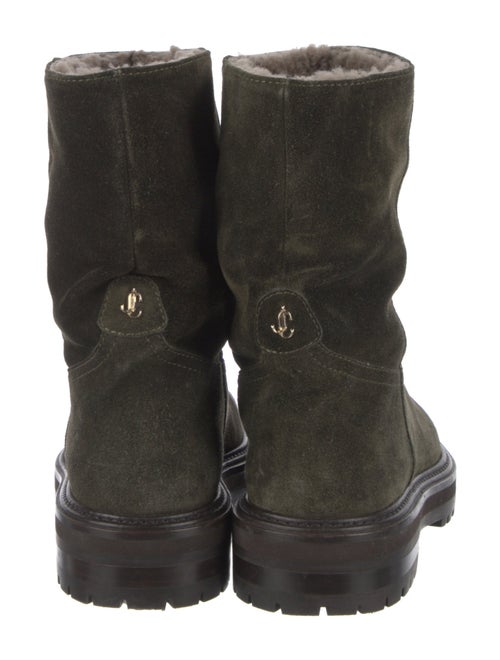 Jimmy Choo Suede Combat Boots