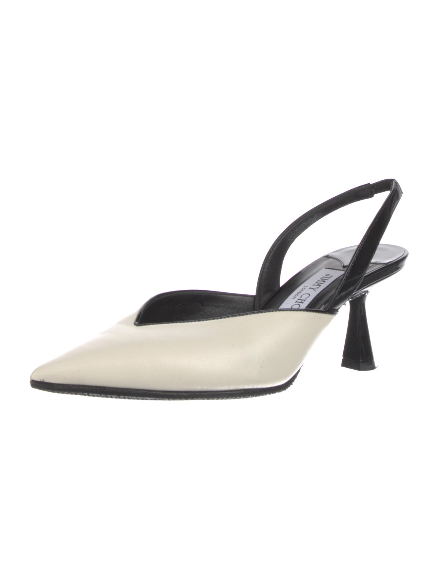 Jimmy Choo Leather Slingback Pumps