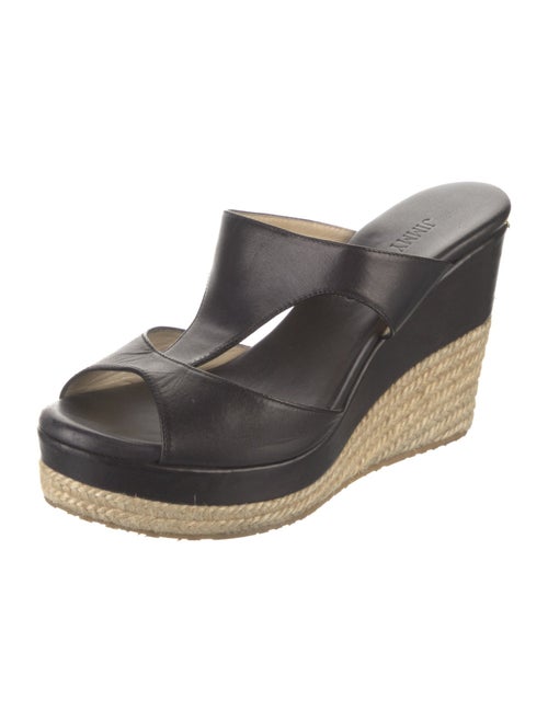 Jimmy Choo Leather Espadrilles