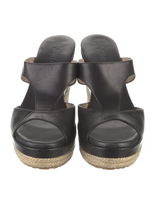 Jimmy Choo Leather Espadrilles