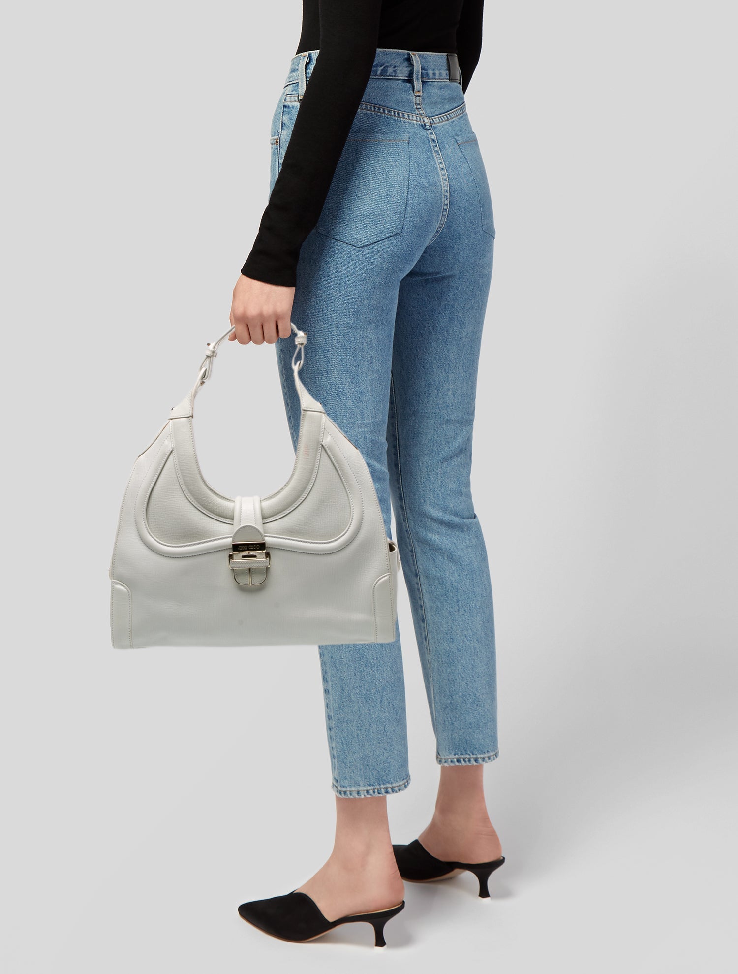 Jimmy Choo Leather Shoulder Bag