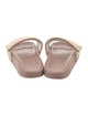 Jimmy Choo Leather Beaded Accents Slides