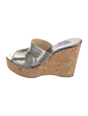 Jimmy Choo Leather Slides