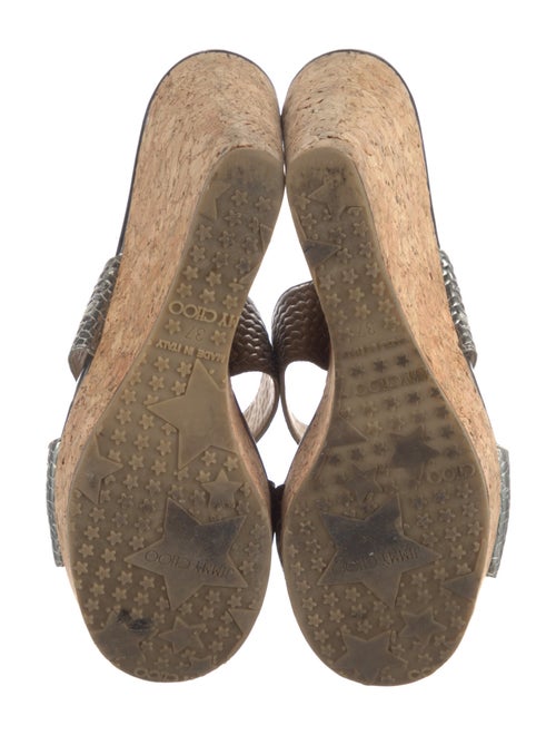 Jimmy Choo Leather Slides