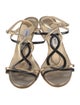 Jimmy Choo Leather T-Strap Sandals