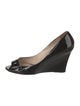 Jimmy Choo Patent Leather Cutout Accent Pumps