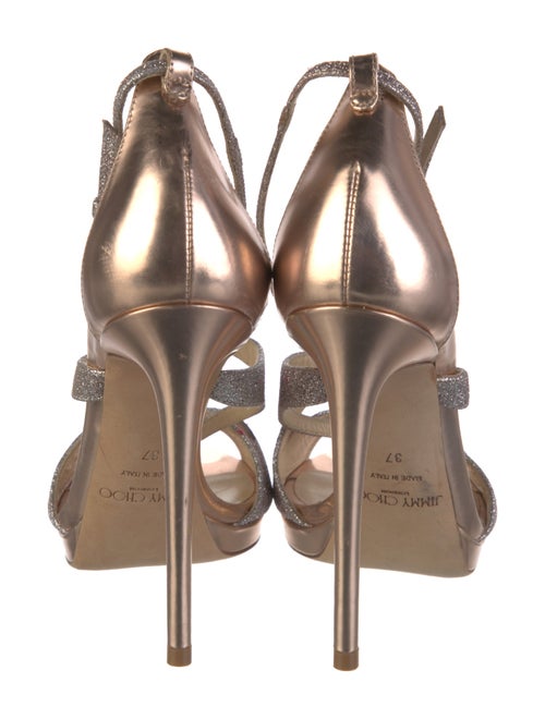 Jimmy Choo Patent Leather Patterned Sandals