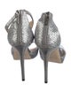 Jimmy Choo Glitter Animal Print T-Strap Pumps