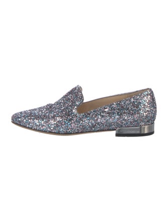 Jimmy Choo Glitter Loafers