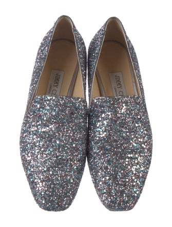 Jimmy Choo Glitter Loafers