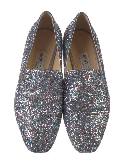 Jimmy Choo Glitter Loafers