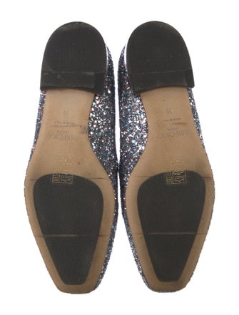 Jimmy Choo Glitter Loafers