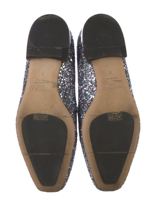 Jimmy Choo Glitter Loafers