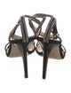 Jimmy Choo Suede Crystal Embellishments Sandals