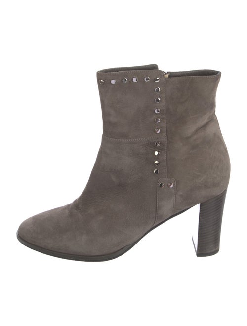 Jimmy Choo Suede Studded Accents Boots