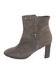 Jimmy Choo Suede Studded Accents Boots