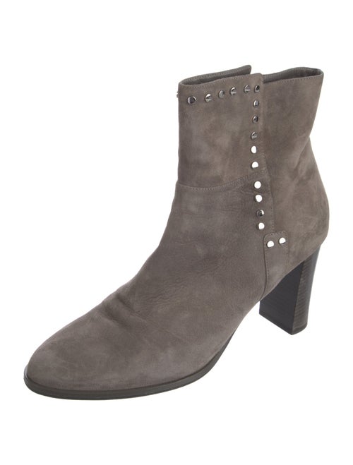 Jimmy Choo Suede Studded Accents Boots