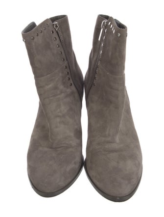 Jimmy Choo Suede Studded Accents Boots