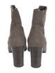 Jimmy Choo Suede Studded Accents Boots