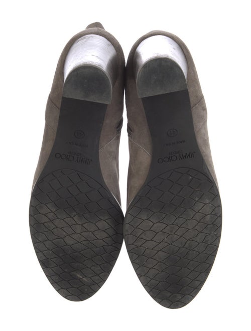 Jimmy Choo Suede Studded Accents Boots