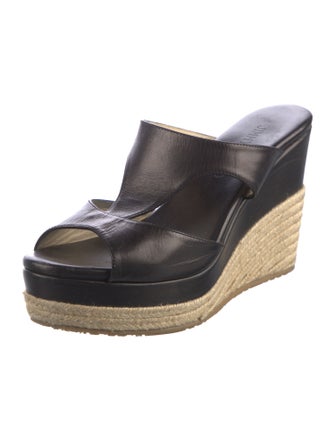 Jimmy Choo Leather Espadrilles