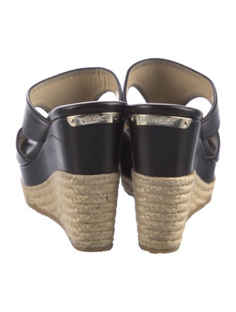 Jimmy Choo Leather Espadrilles