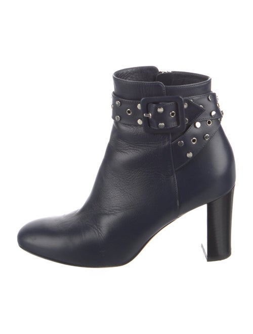 Jimmy Choo Leather Studded Accents Boots
