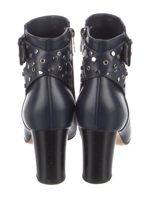 Jimmy Choo Leather Studded Accents Boots