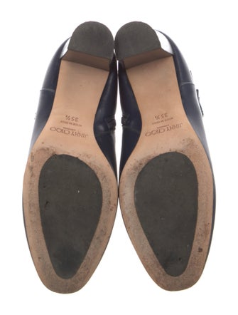 Jimmy Choo Leather Studded Accents Boots