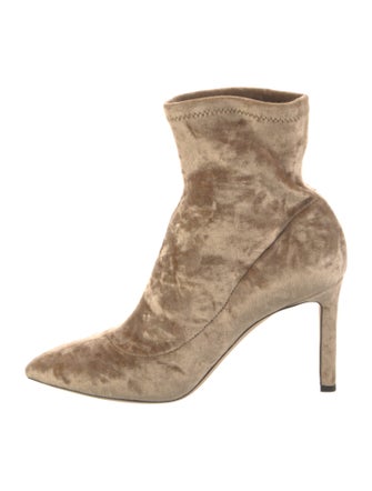 Jimmy Choo Velvet Sock Boots