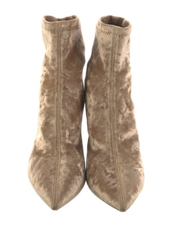 Jimmy Choo Velvet Sock Boots
