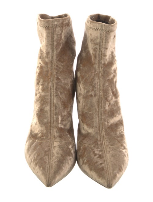 Jimmy Choo Velvet Sock Boots