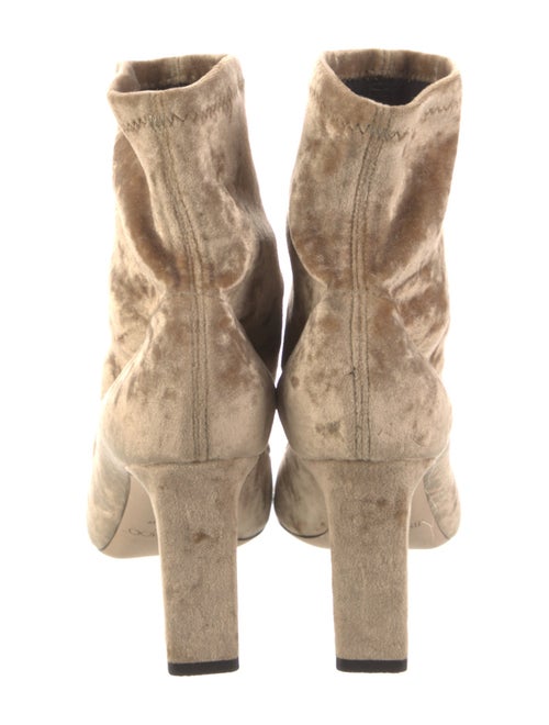 Jimmy Choo Velvet Sock Boots