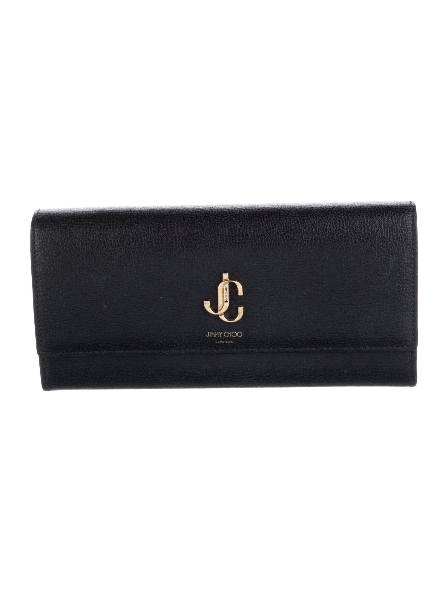Jimmy Choo Leather Continental Wallet