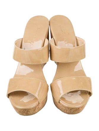 Jimmy Choo Patent Leather Slides