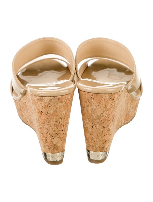 Jimmy Choo Patent Leather Slides