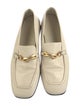 Jimmy Choo Leather Chain-Link Accents Loafers