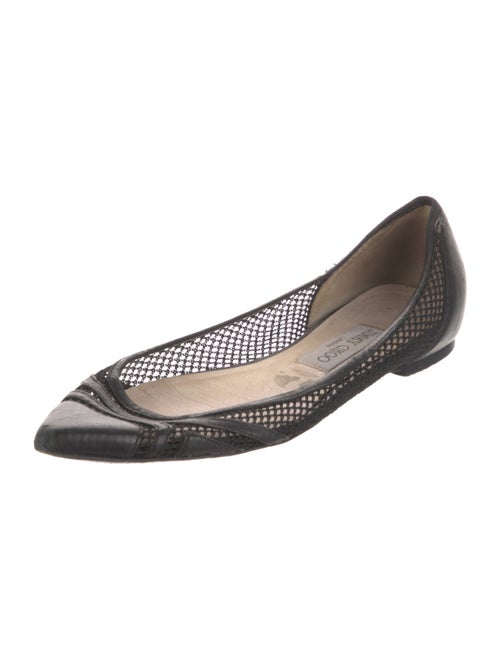 Jimmy Choo Mesh Mesh Accents Flats
