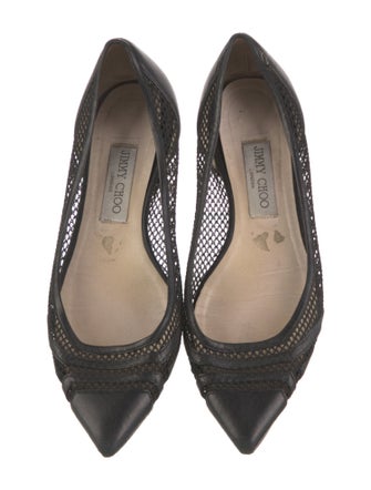 Jimmy Choo Mesh Mesh Accents Flats