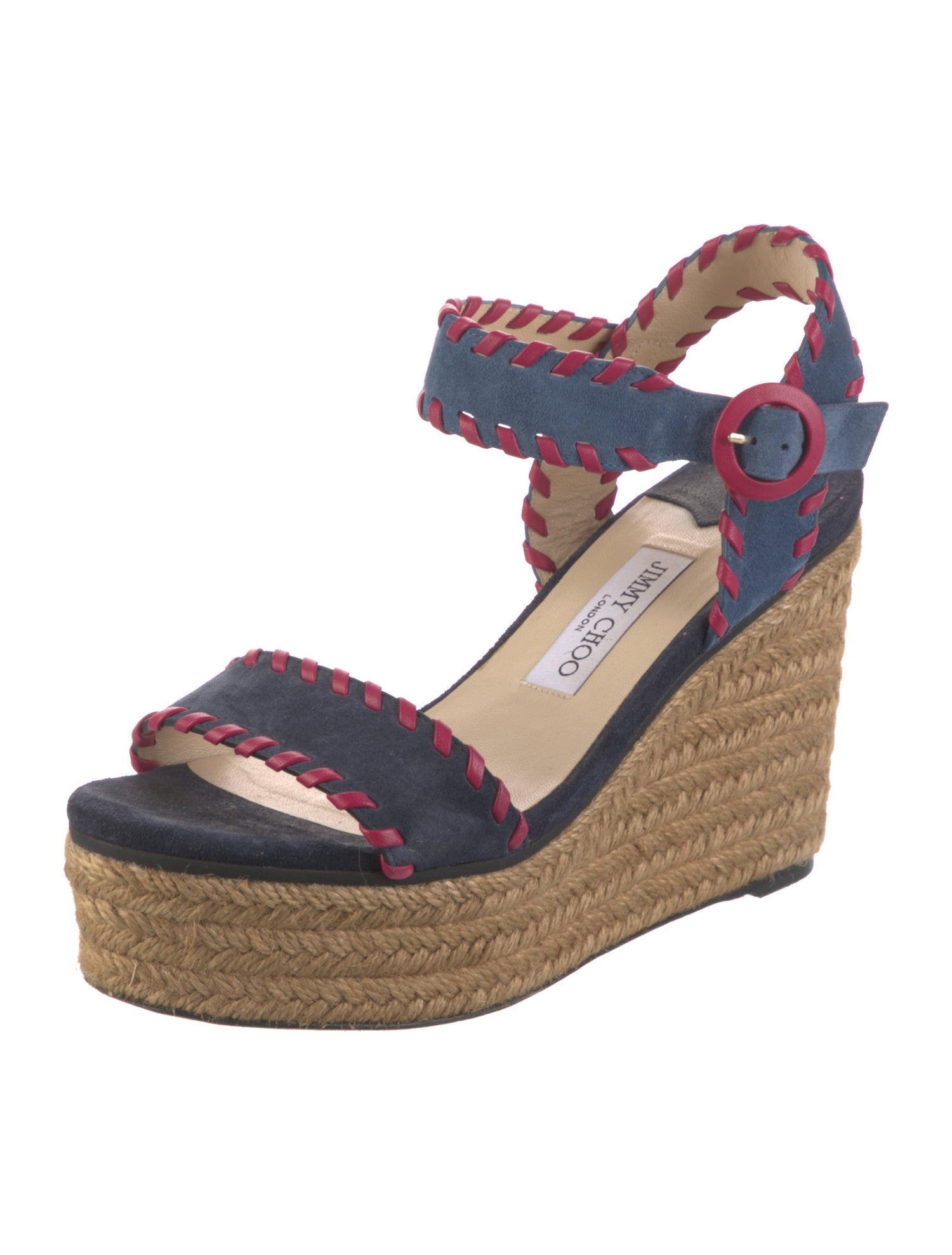 Jimmy Choo Suede Printed Espadrilles