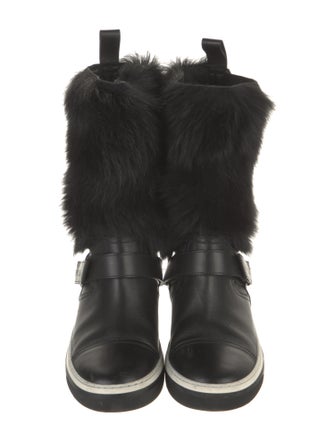 Jimmy Choo Leather Lace-Up Boots