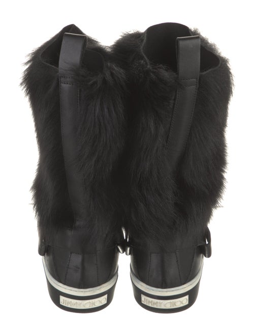 Jimmy Choo Leather Lace-Up Boots