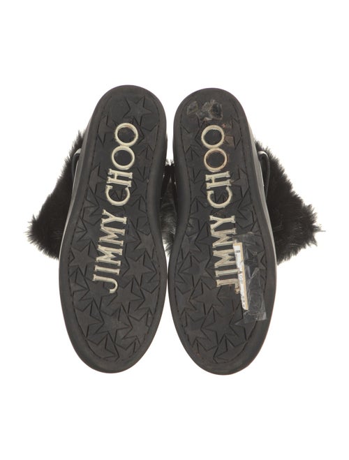 Jimmy Choo Leather Lace-Up Boots