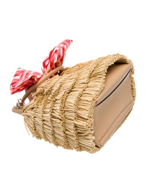 Jimmy Choo Raffia Bon Bon Fringed