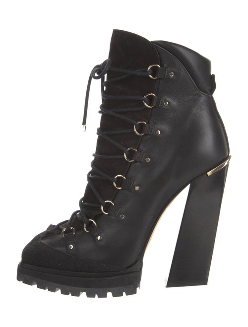 Jimmy Choo Jimmy Choo Madyn 130 Leather Lace-Up Boots