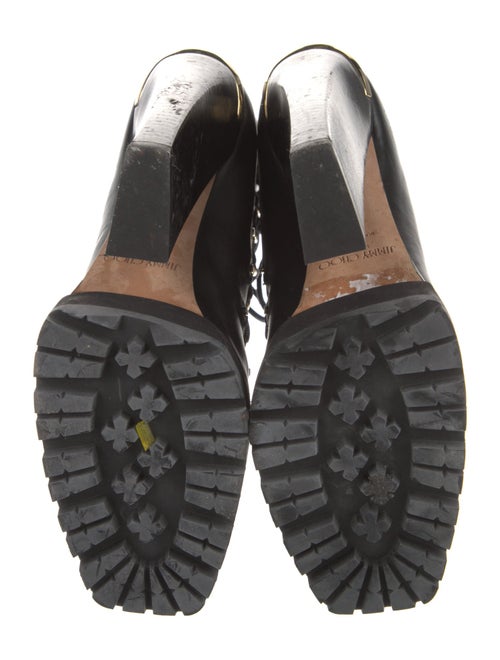 Jimmy Choo Jimmy Choo Madyn 130 Leather Lace-Up Boots