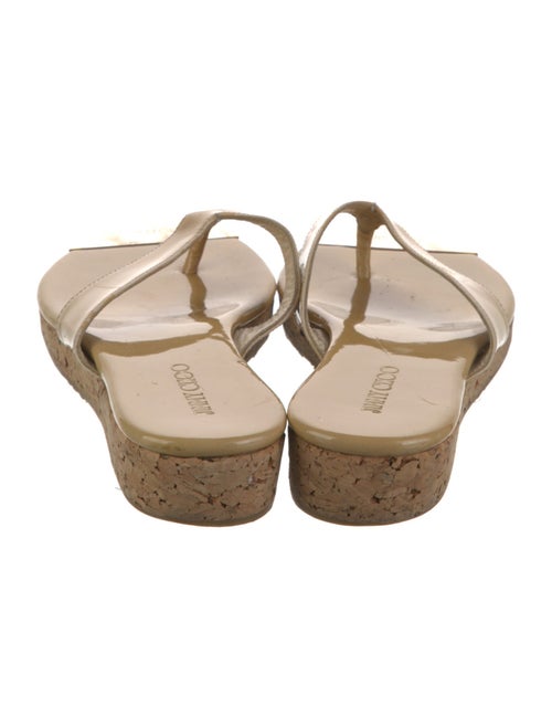 Jimmy Choo Patent Leather Slides